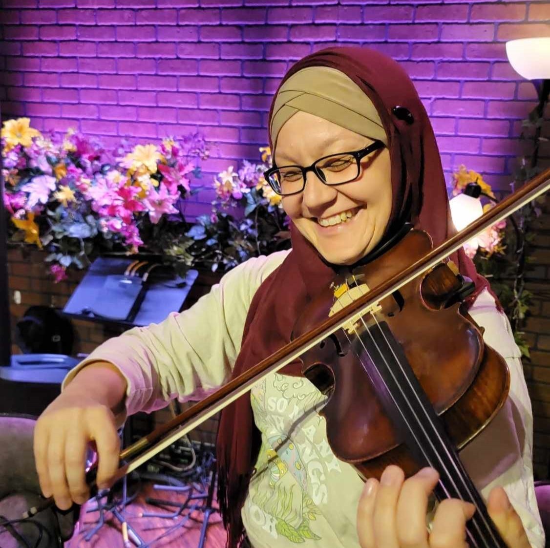 Dr. Angela Crumer, violin and piano instructor at Keys of Joy! Studio
