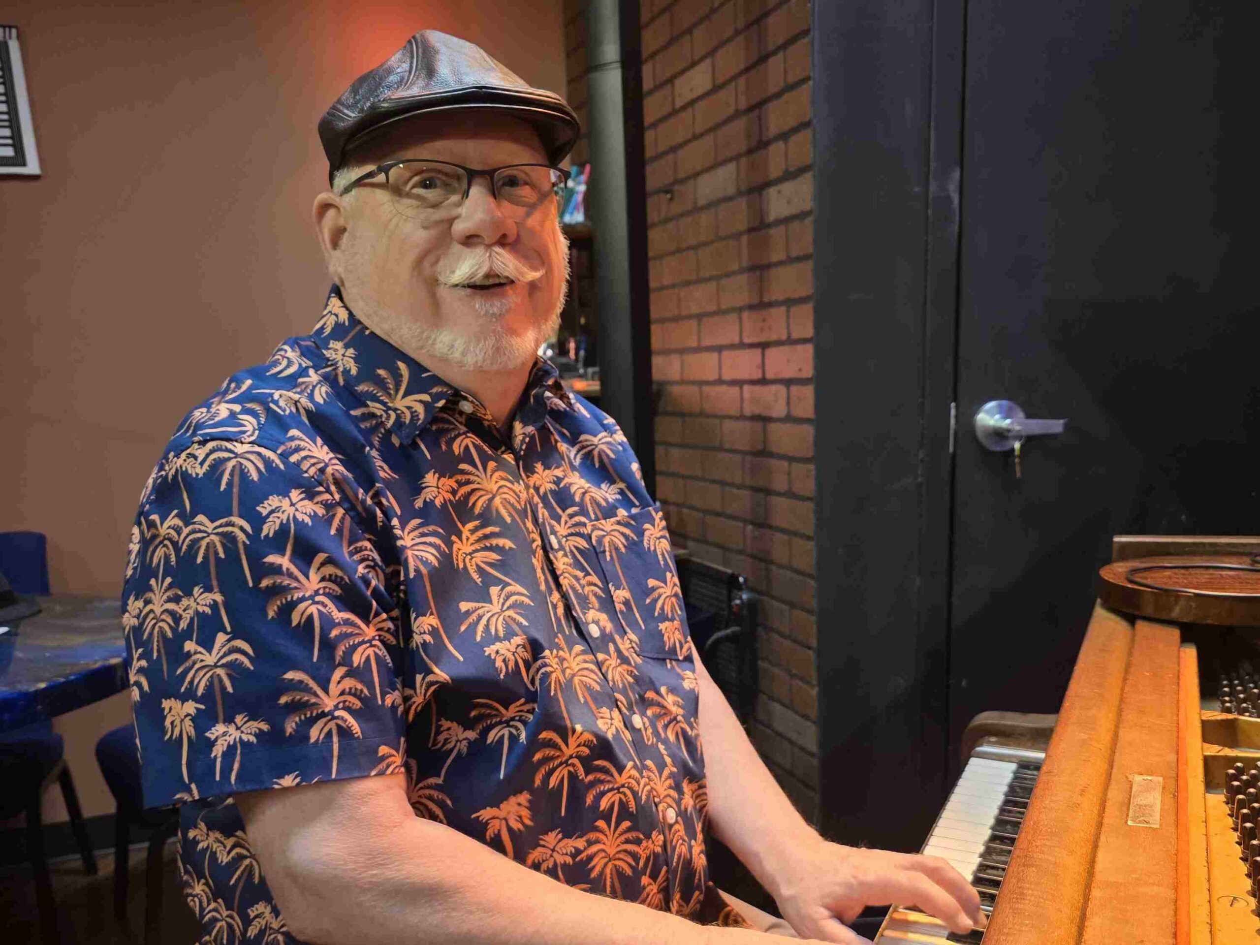 John Hunter, studio manager and piano instructor at Keys of Joy! Studio